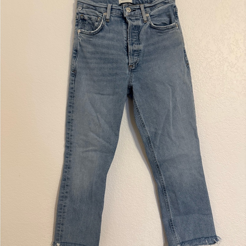 Citizens Of Humanity Blue Cropped Ankle‎ Jeans